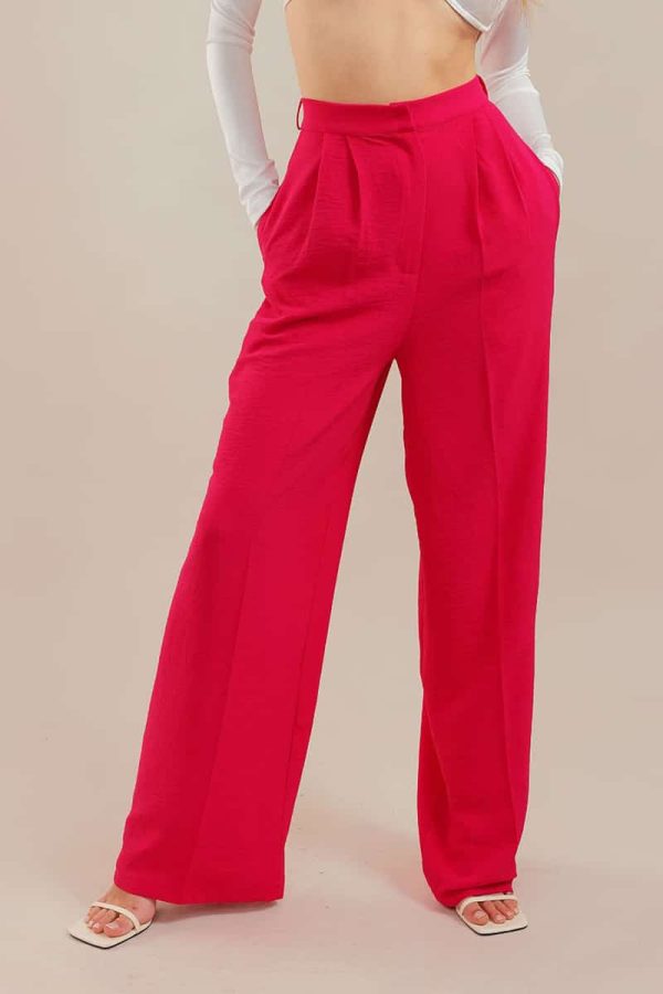 Calças wide leg